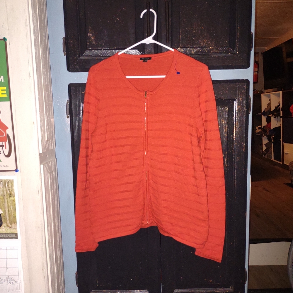 Ann Taylor Zip Cardigan Sweater